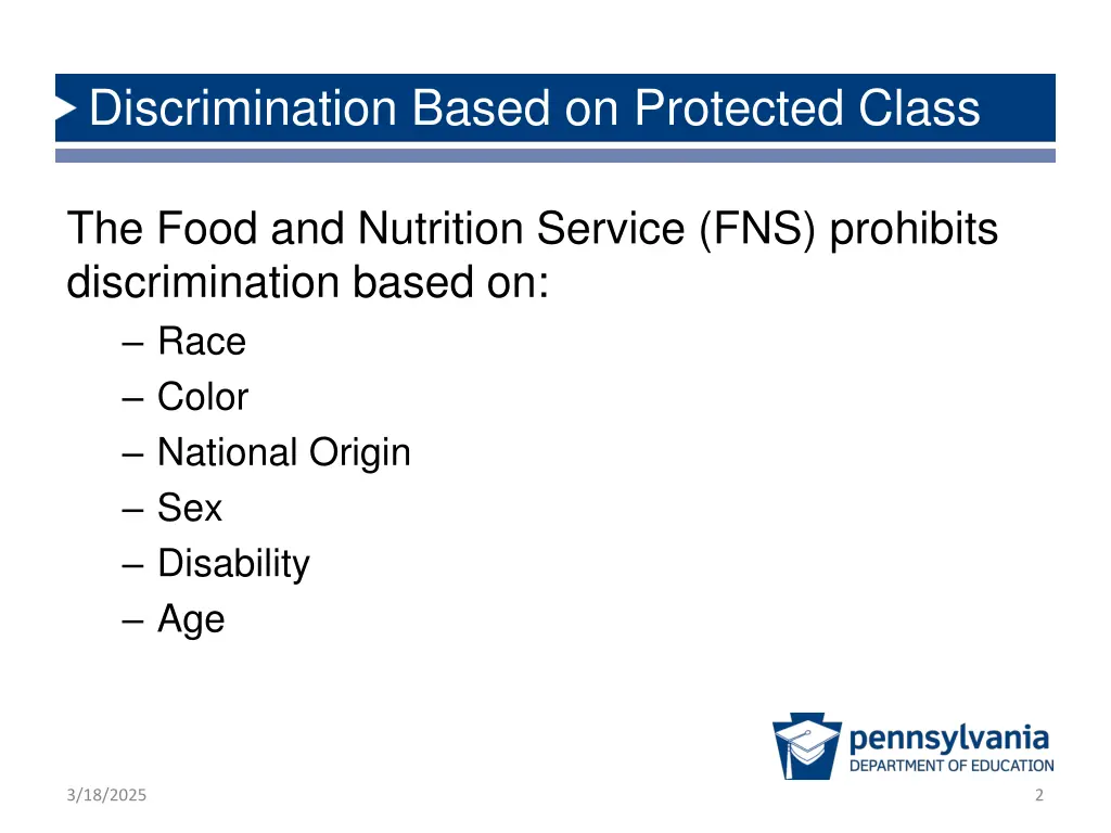 discrimination based on protected class