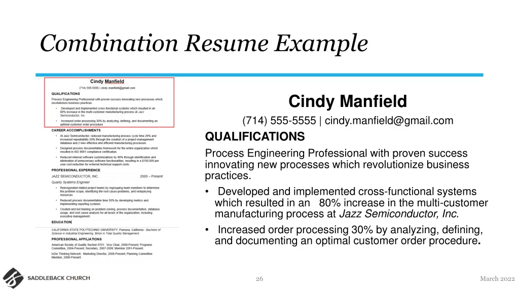combination resume example