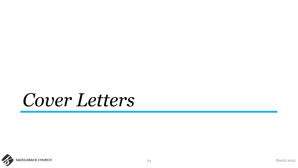 cover letters