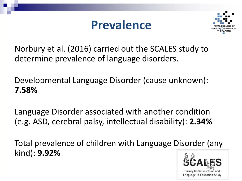 prevalence