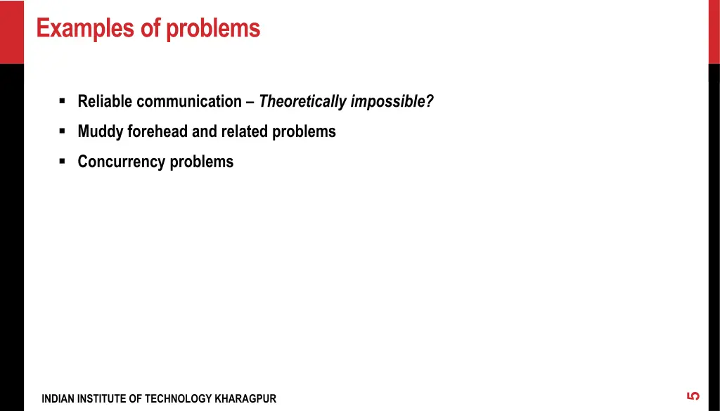 examples of problems