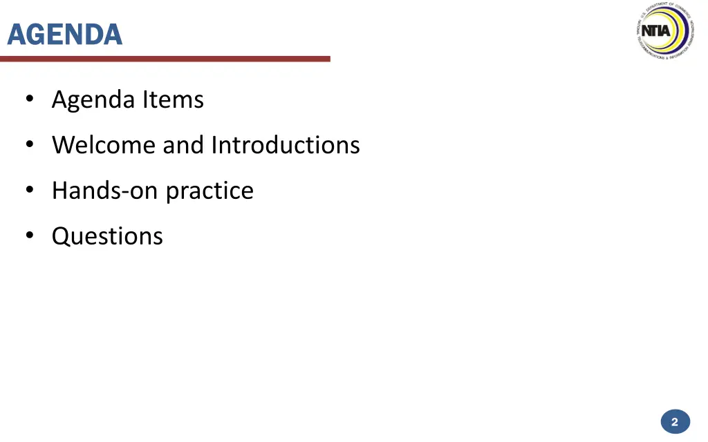 agenda