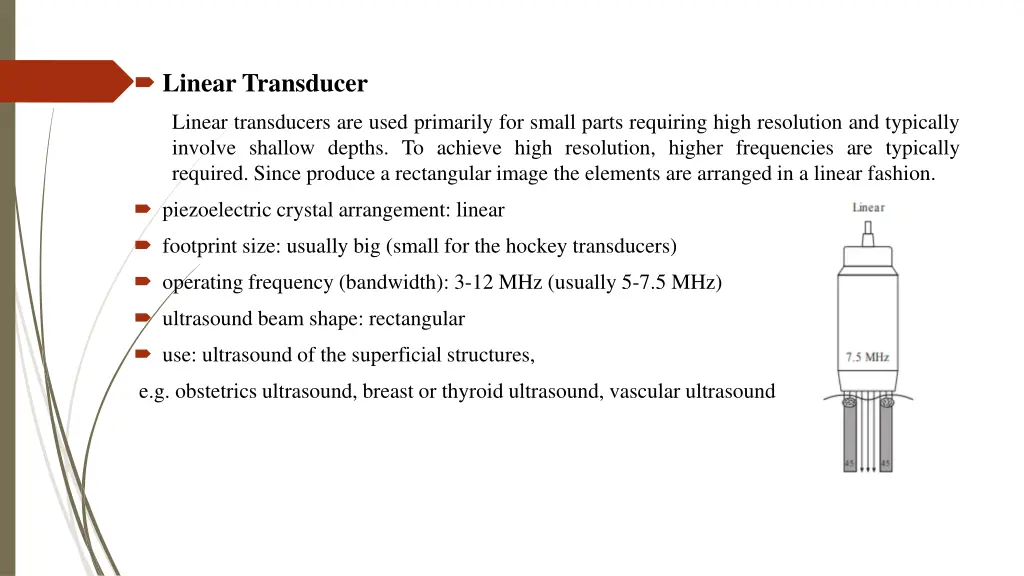 linear transducer