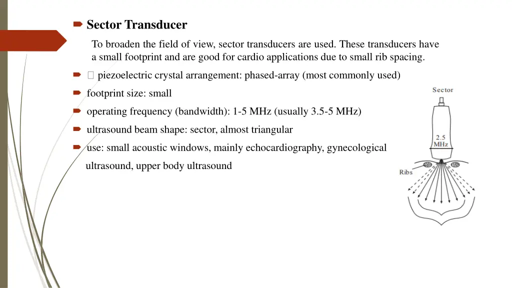 sector transducer