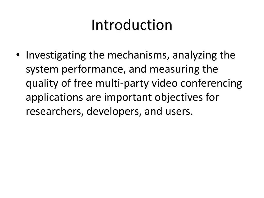 introduction