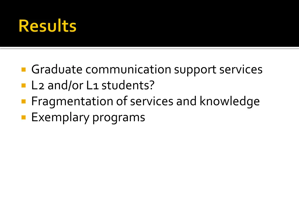 graduate communication support services