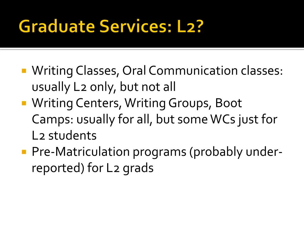 writing classes oral communication classes