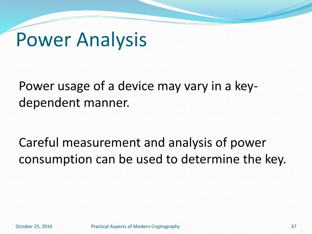 power analysis