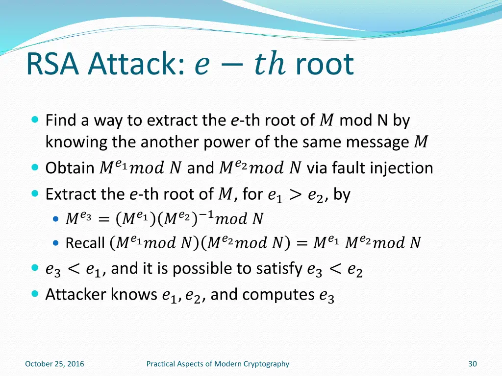 rsa attack root
