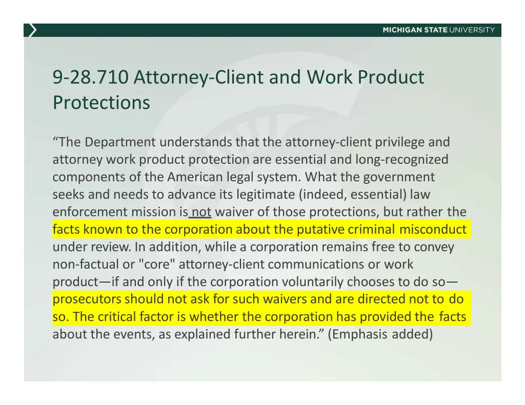 9 28 710 attorney client and work product