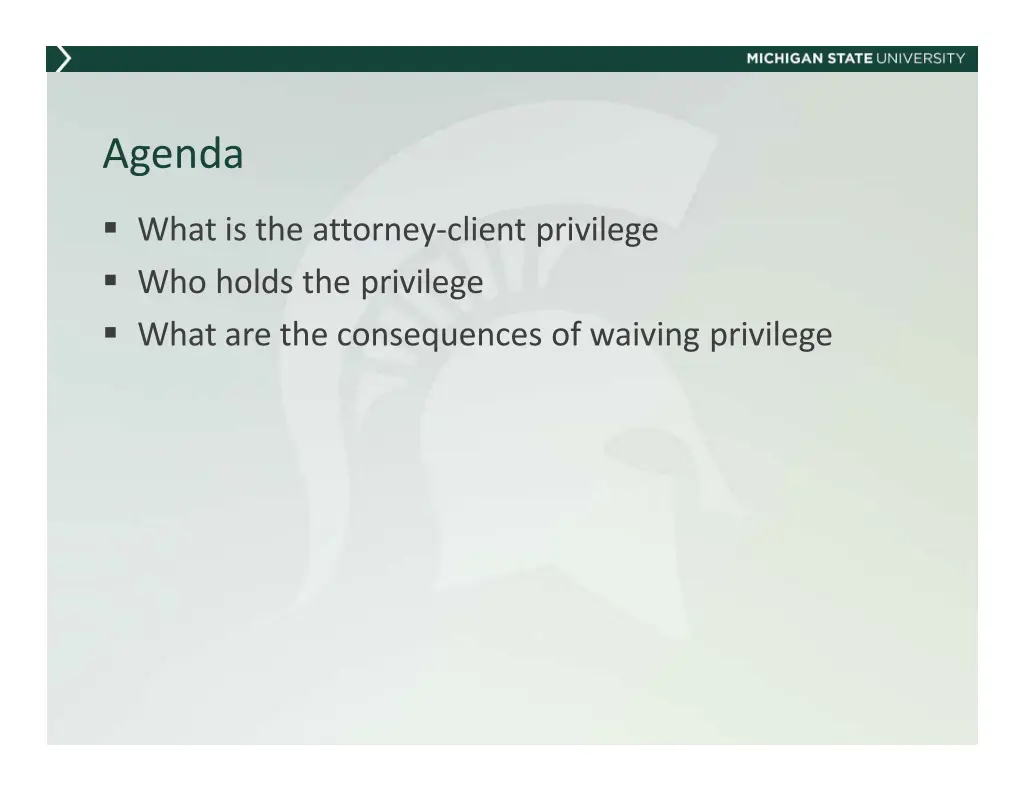 agenda
