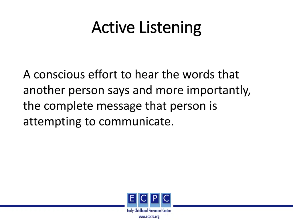 active listening active listening
