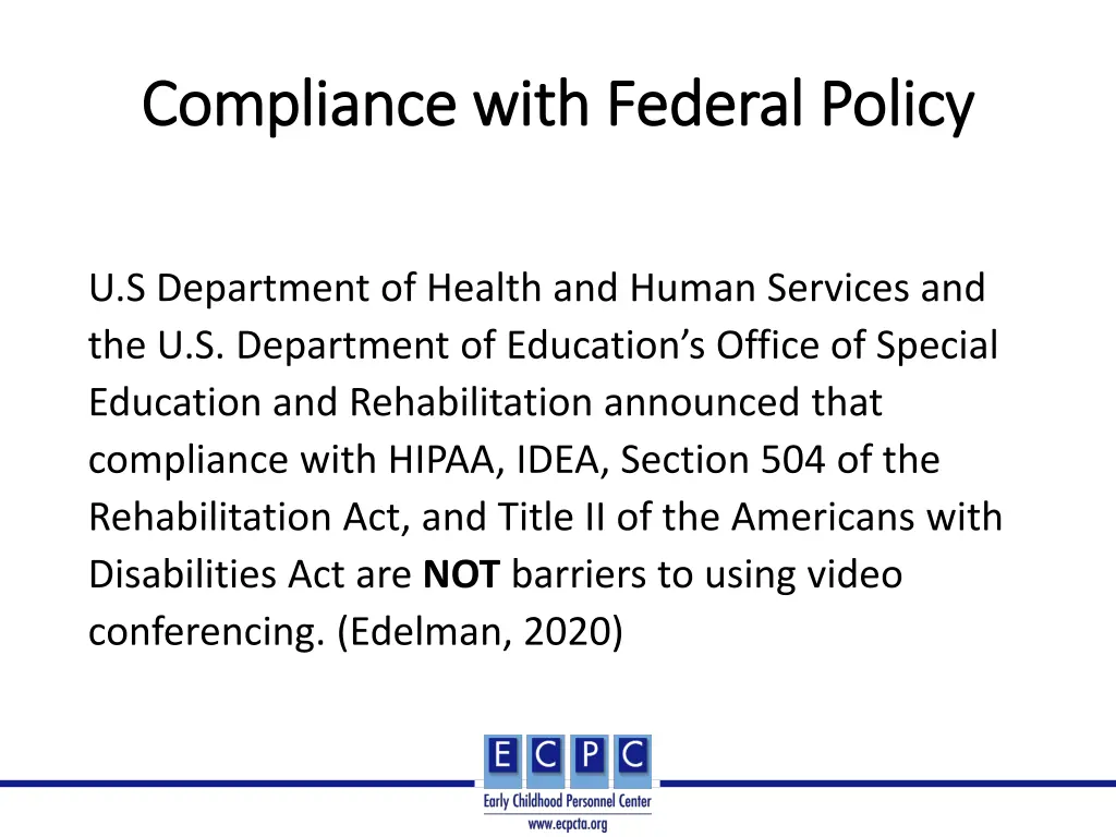compliance with federal policy compliance with