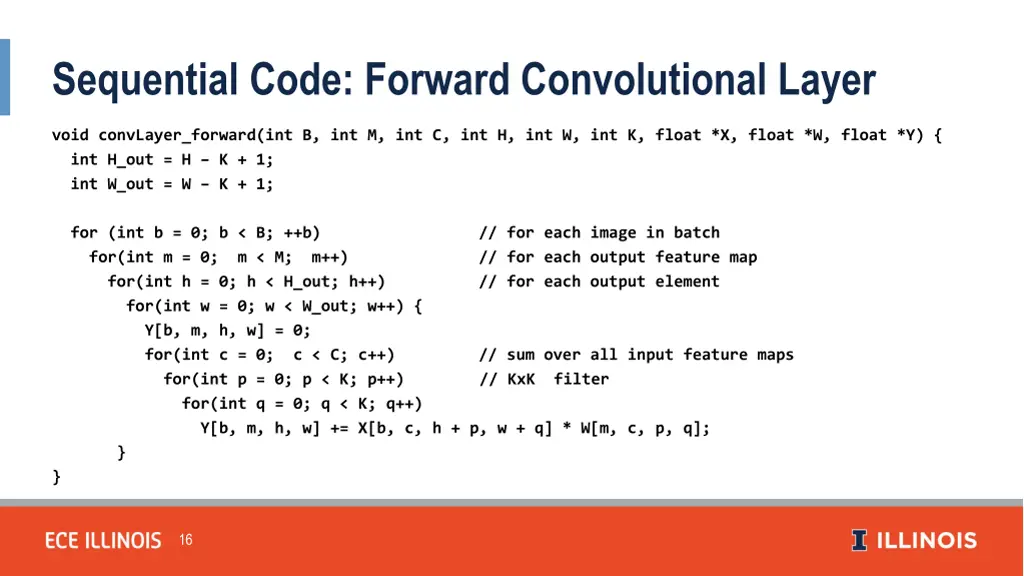 sequential code forward convolutional layer