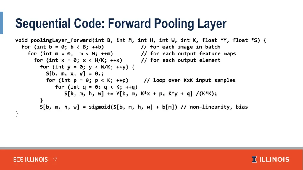 sequential code forward pooling layer
