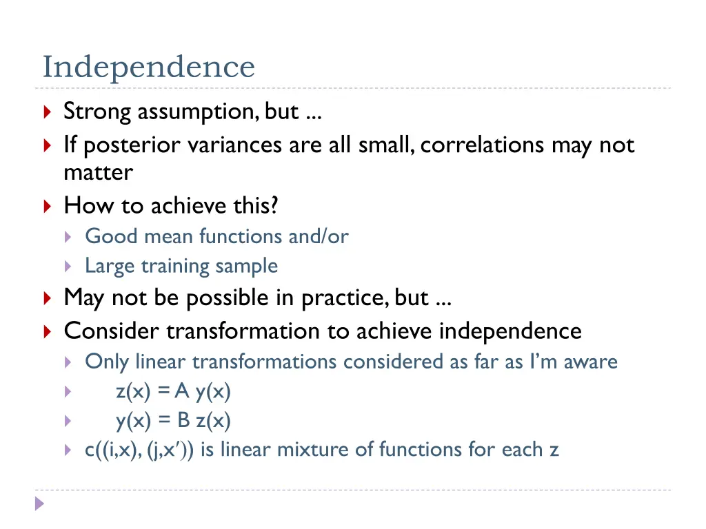 independence