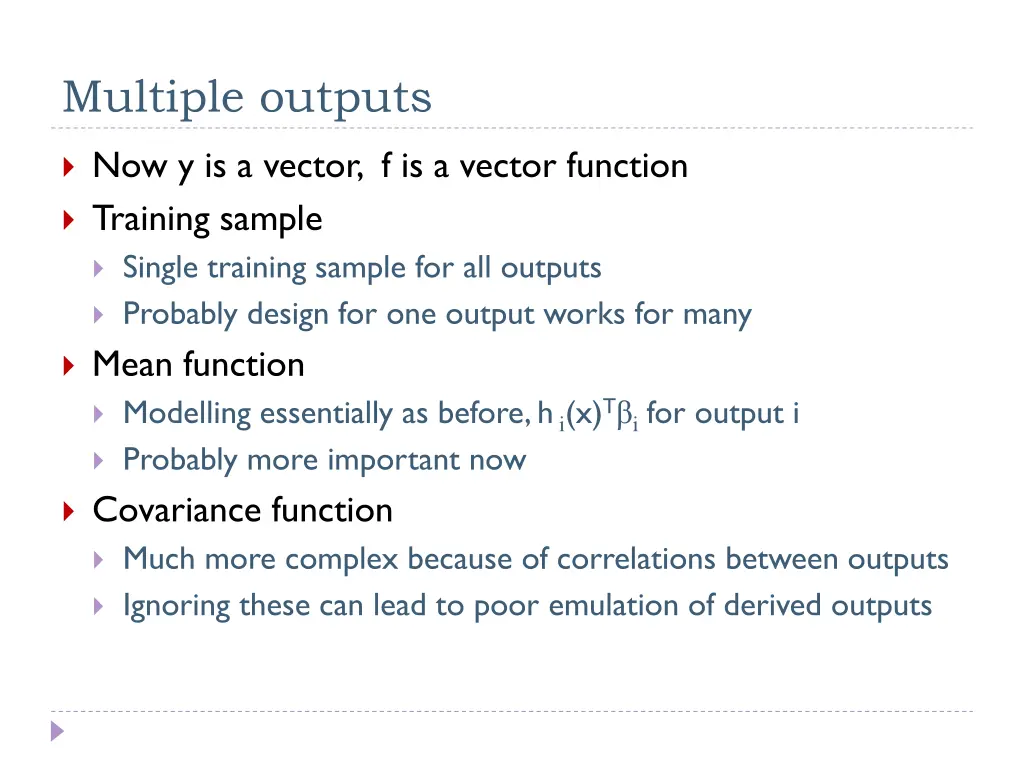 multiple outputs
