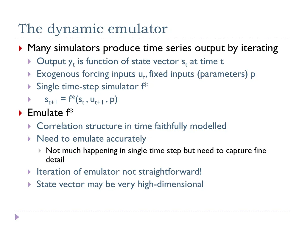 the dynamic emulator