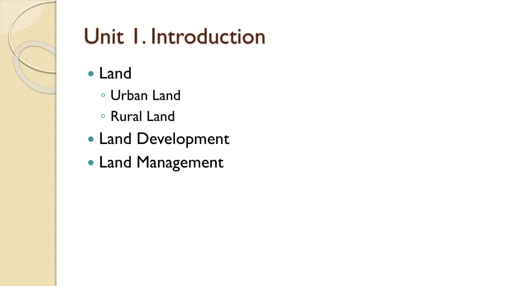 unit 1 introduction