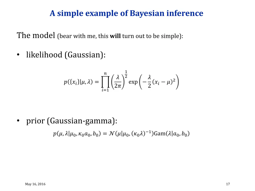 a simple example of bayesian inference 4