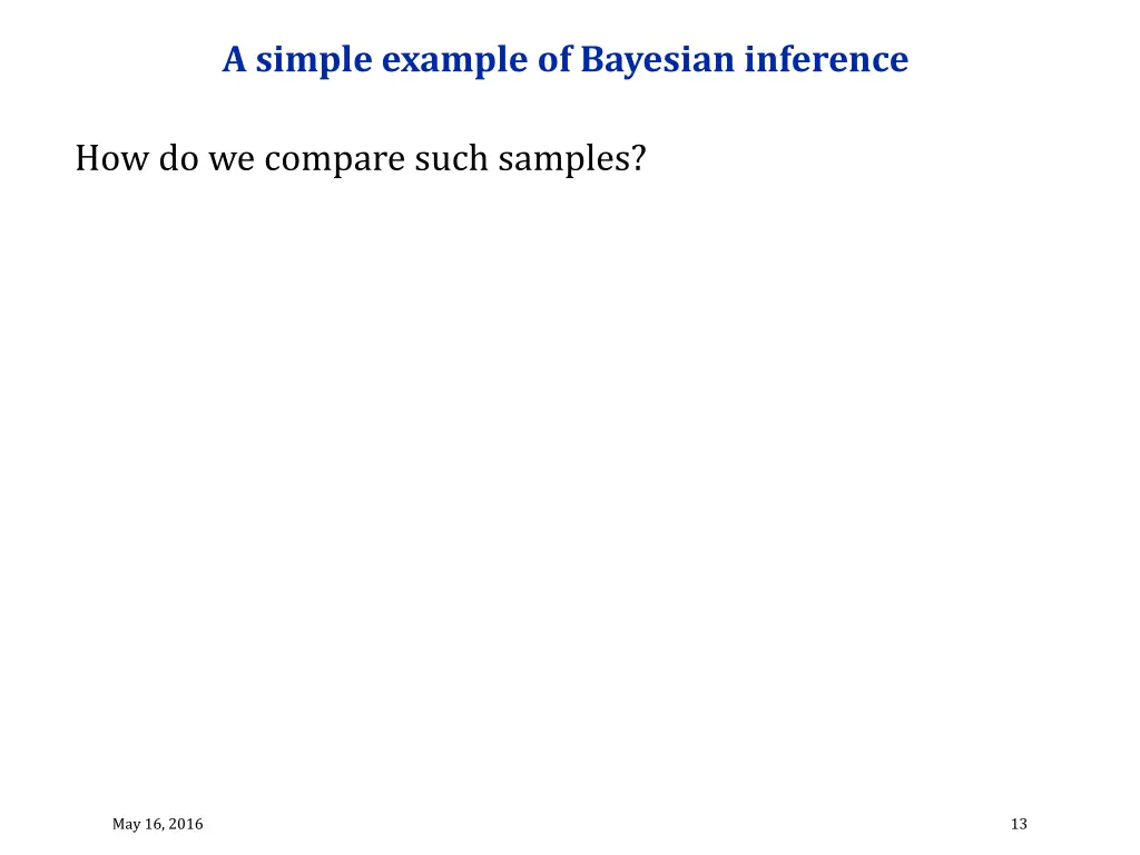 a simple example of bayesian inference