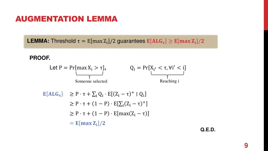 augmentation lemma