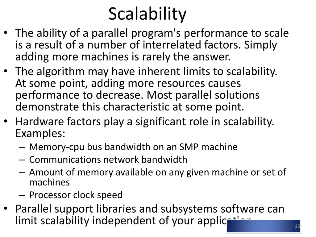 scalability