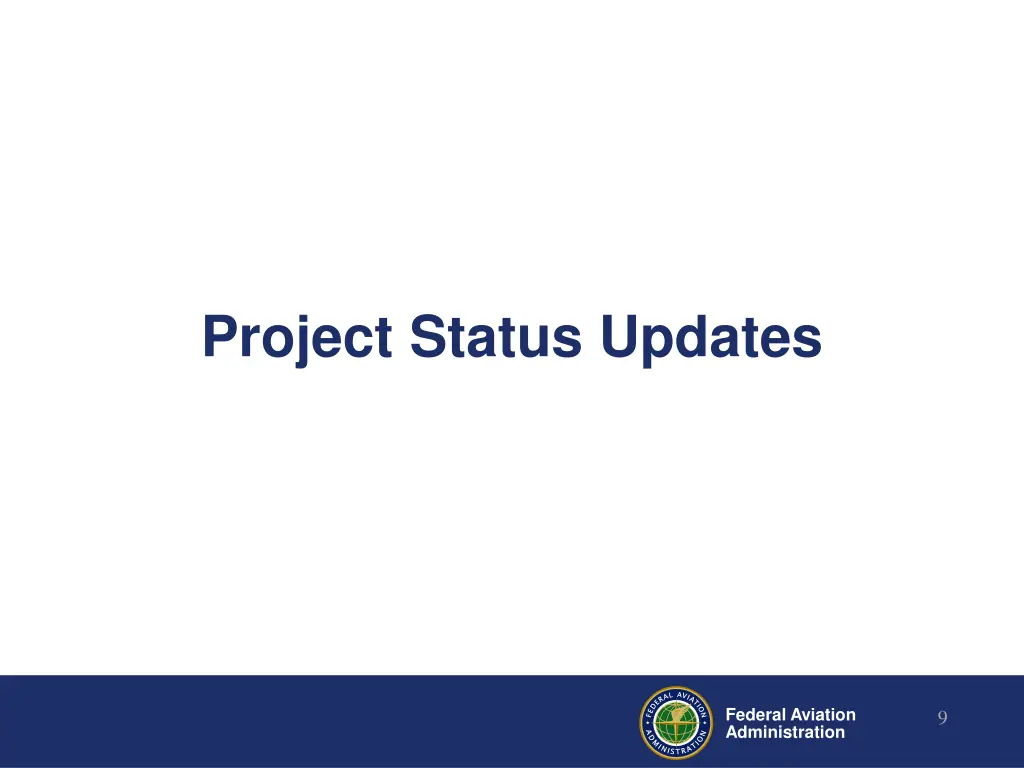 project status updates