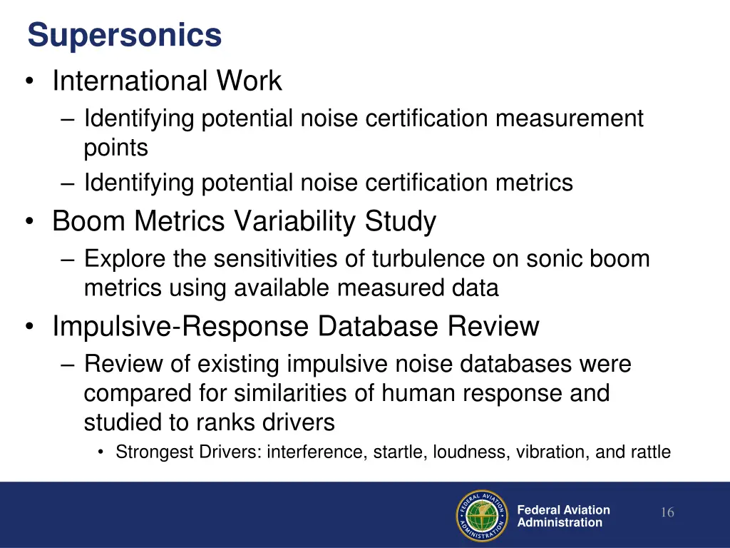 supersonics international work identifying