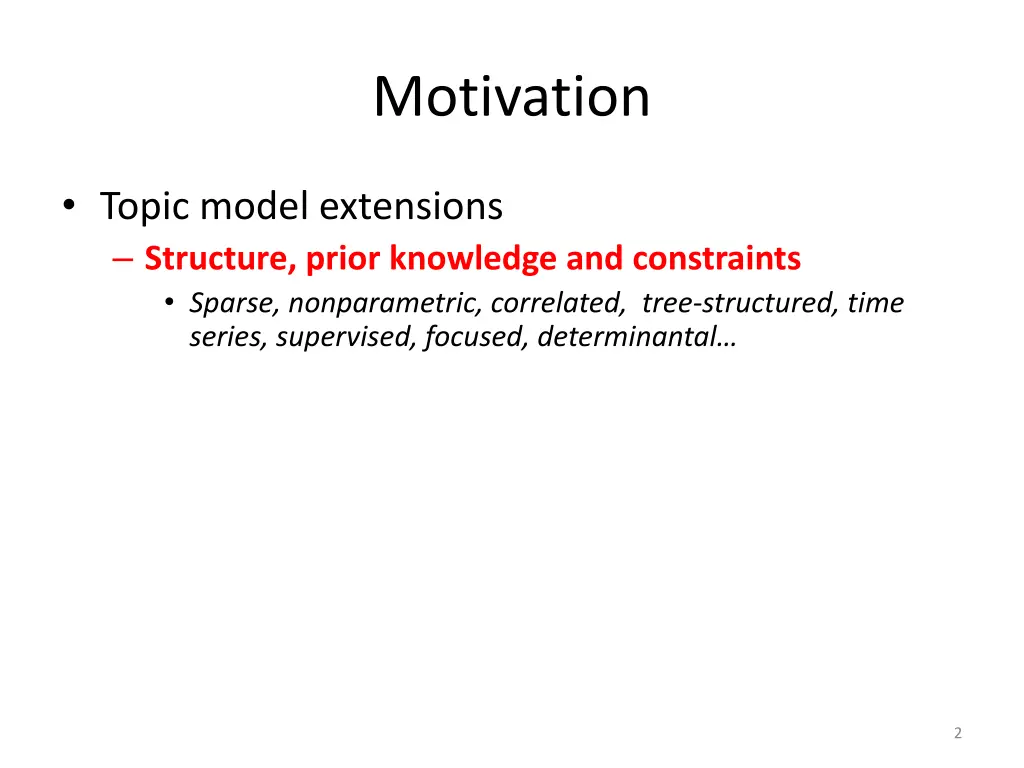 motivation