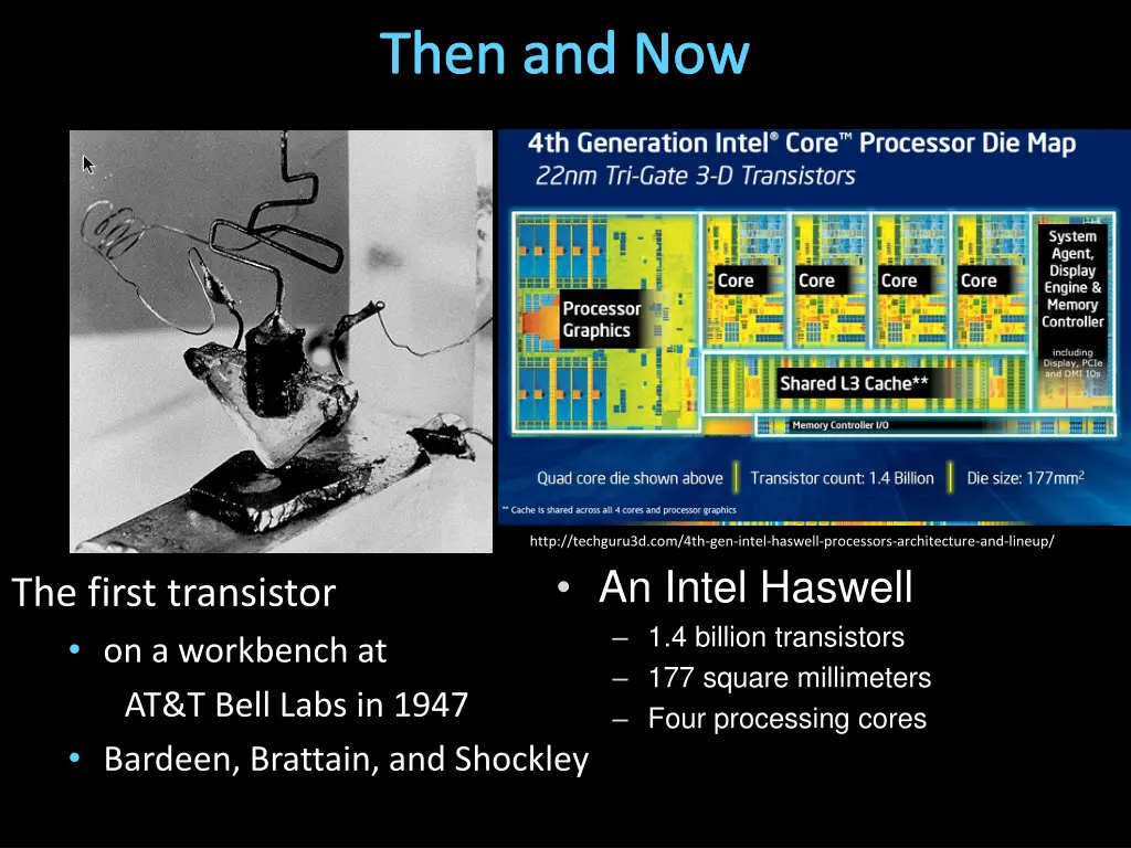 then and now