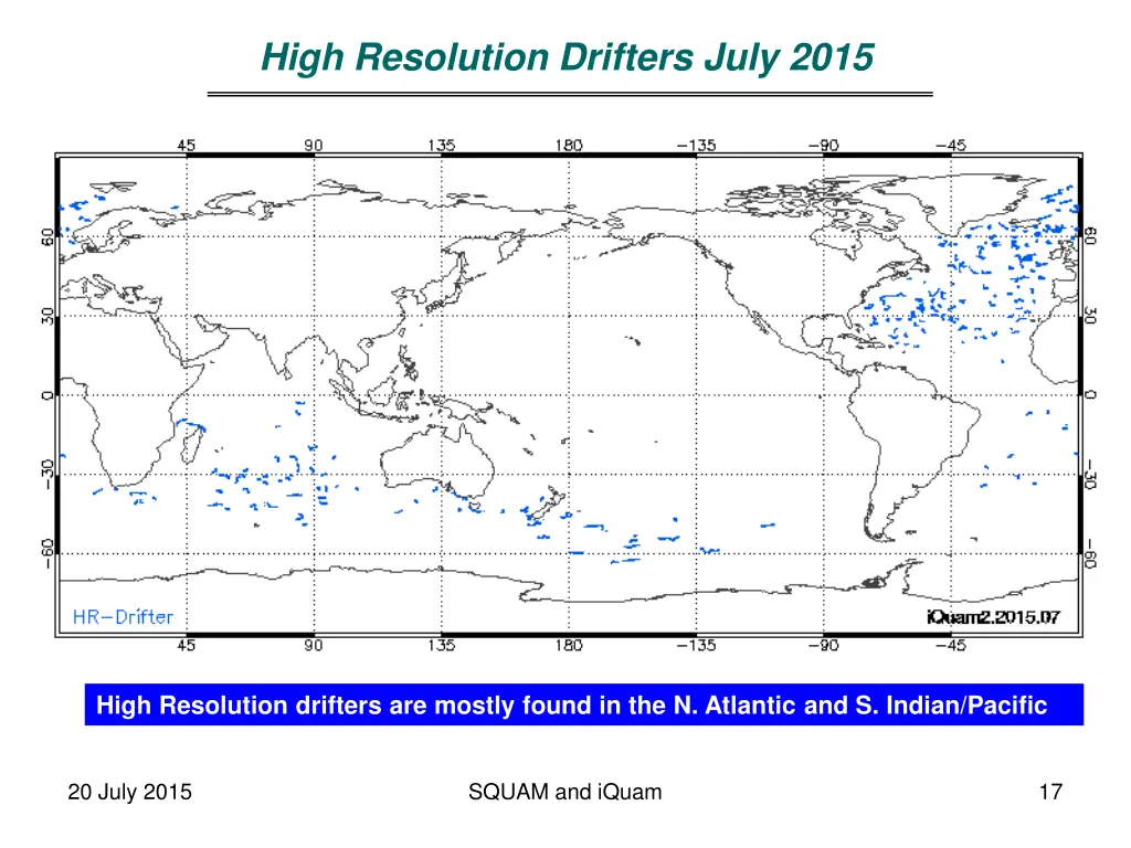 high resolution drifters july 2015