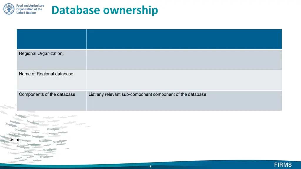 database ownership
