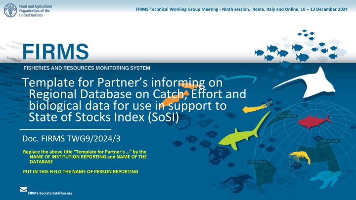 firms technical working group meeting ninth