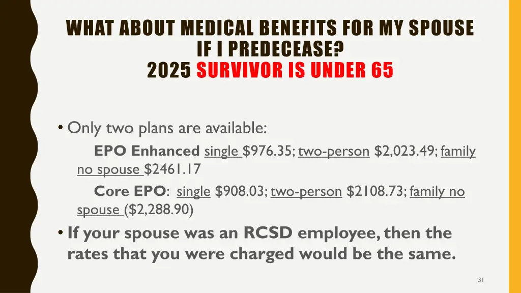 what about medical benefits for my spouse