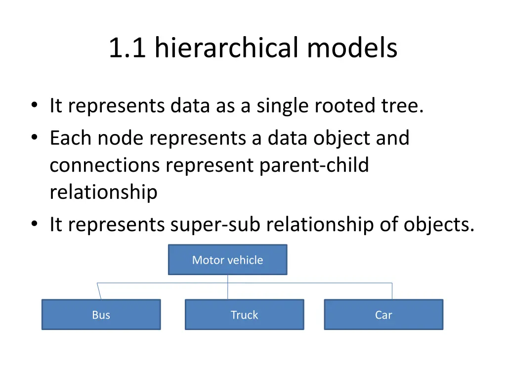 1 1 hierarchical models