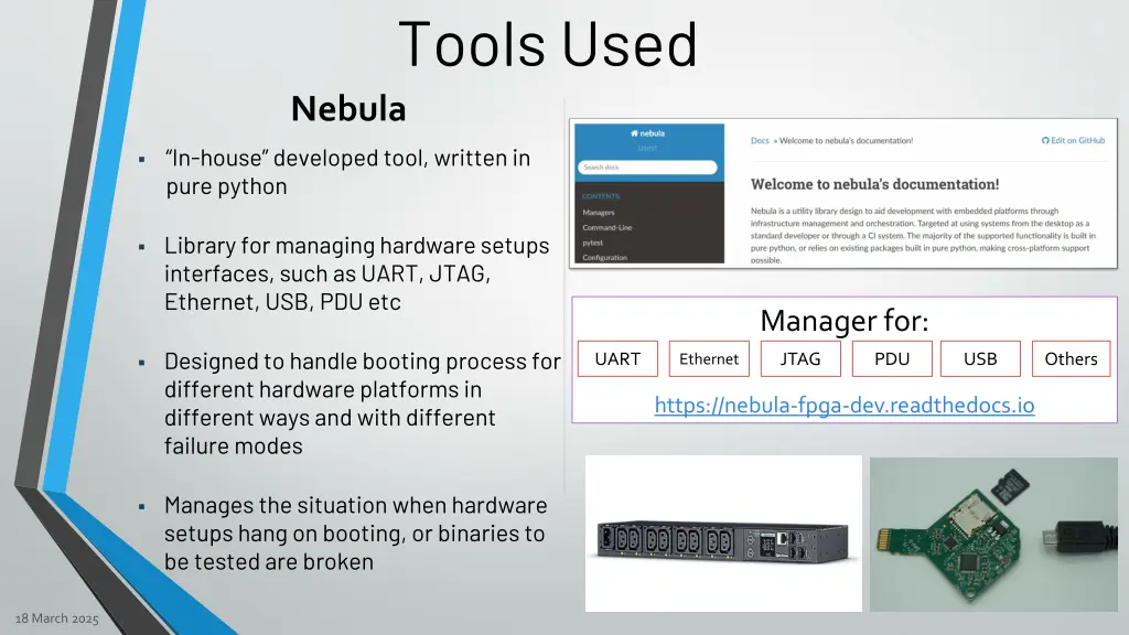 tools used