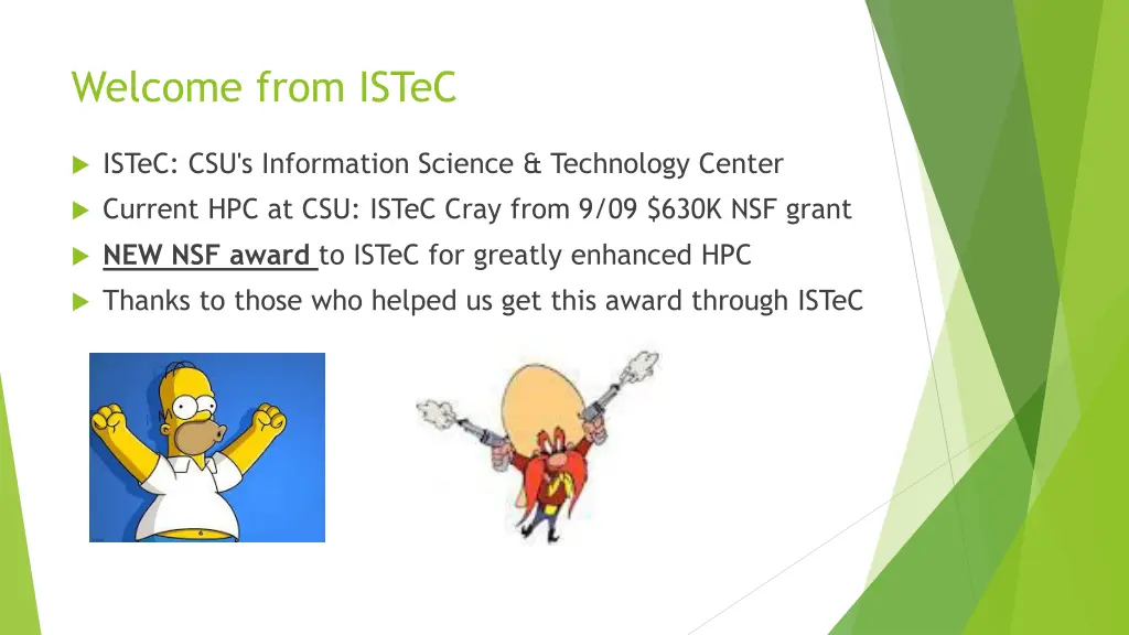 welcome from istec