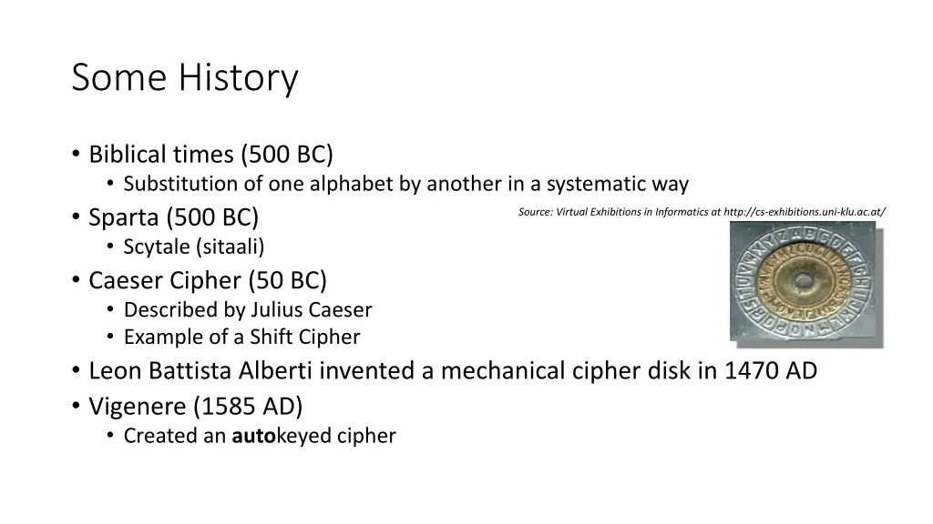 some history