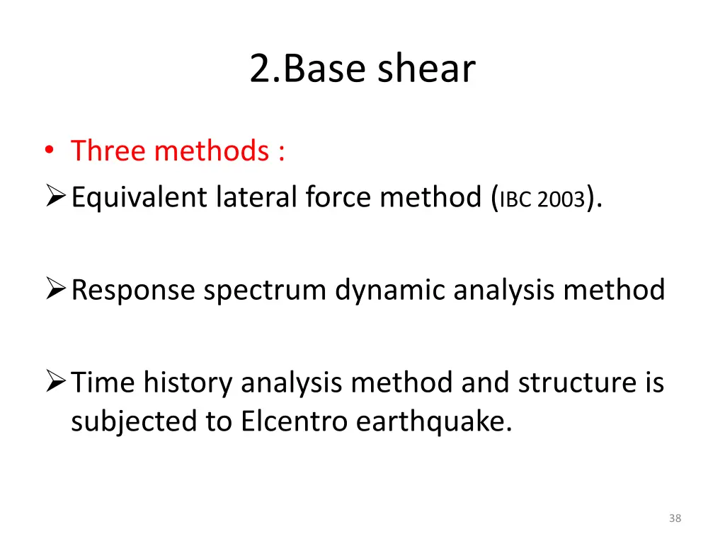 2 base shear