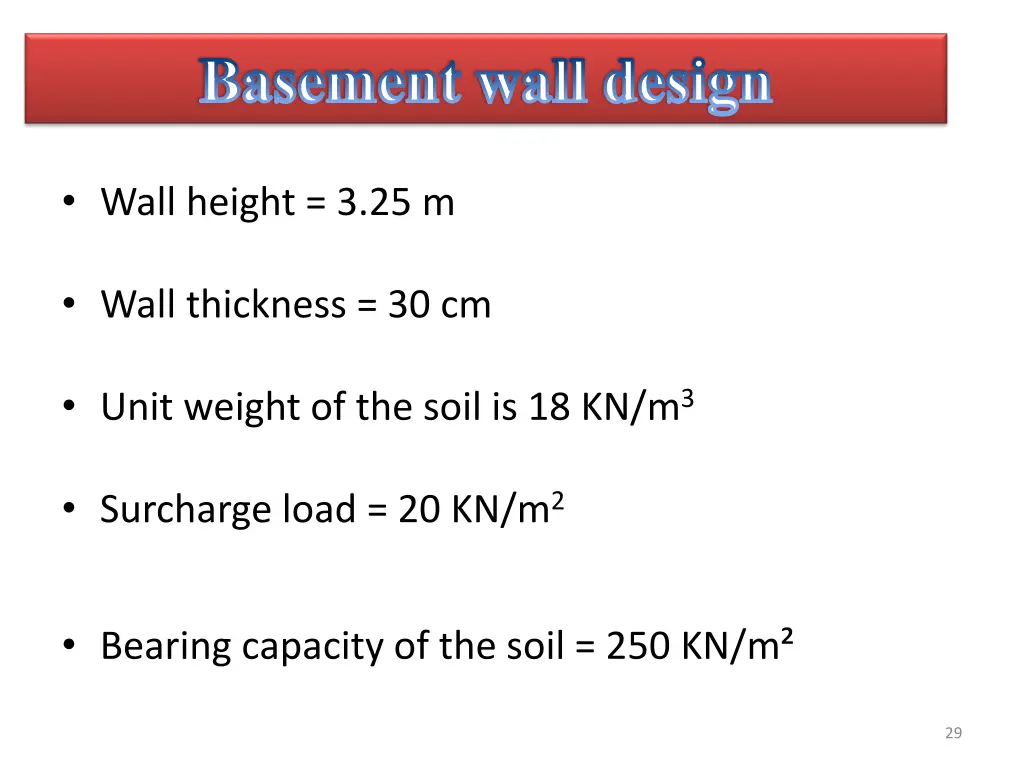basement wall design