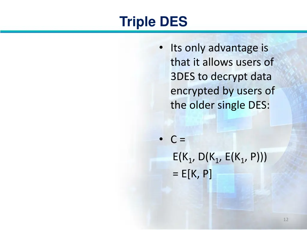 triple des 11