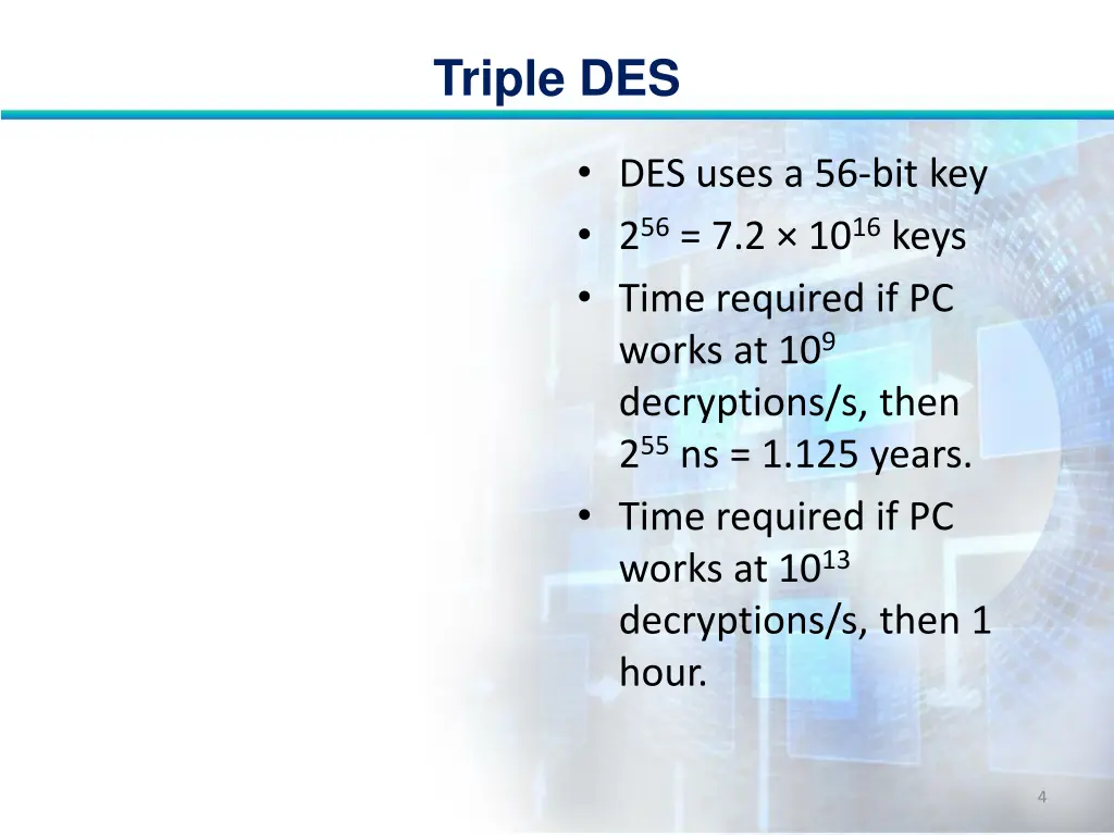 triple des 3
