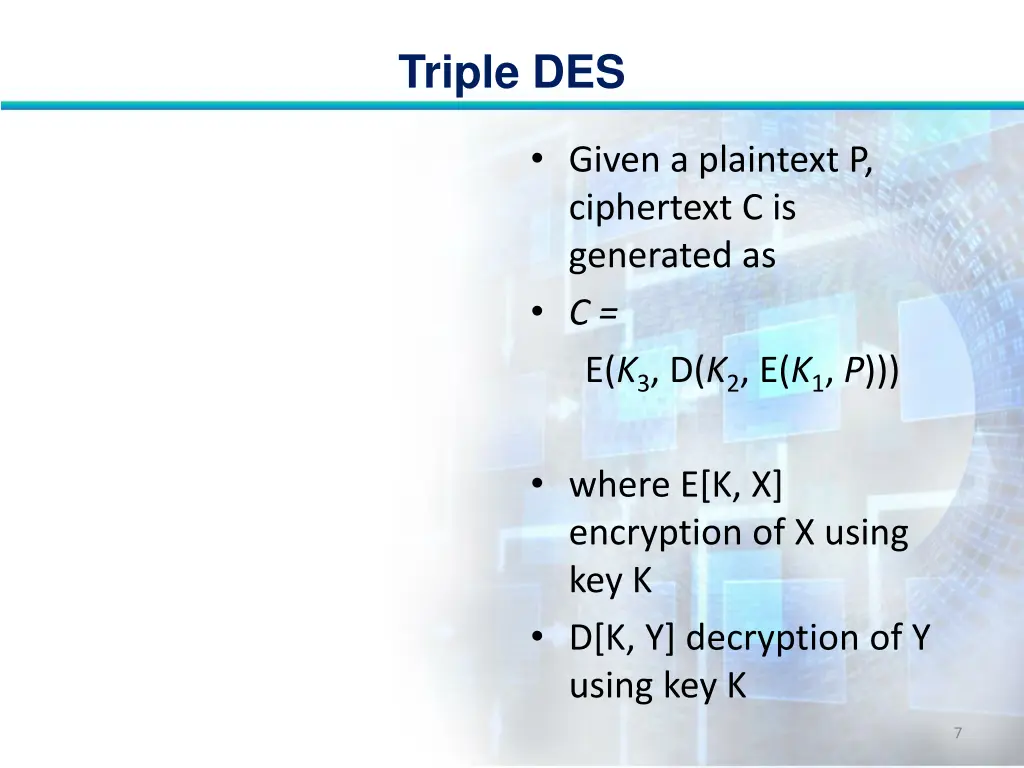 triple des 6