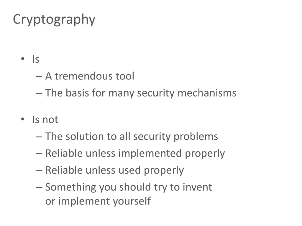 cryptography