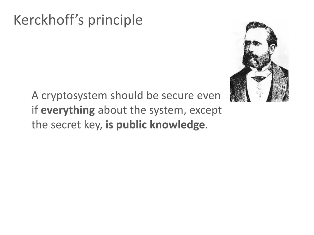 kerckhoff s principle