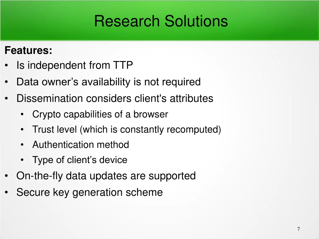 research solutions 1