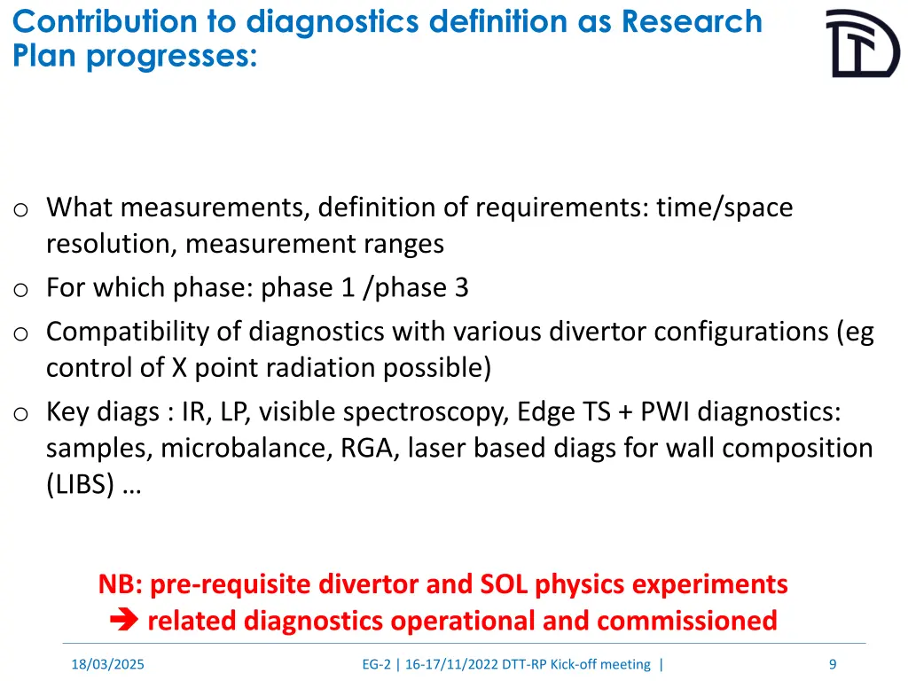 contribution to diagnostics definition