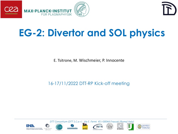 eg 2 divertor and sol physics