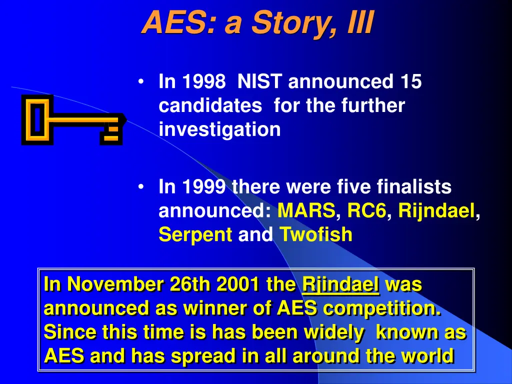 aes a story iii